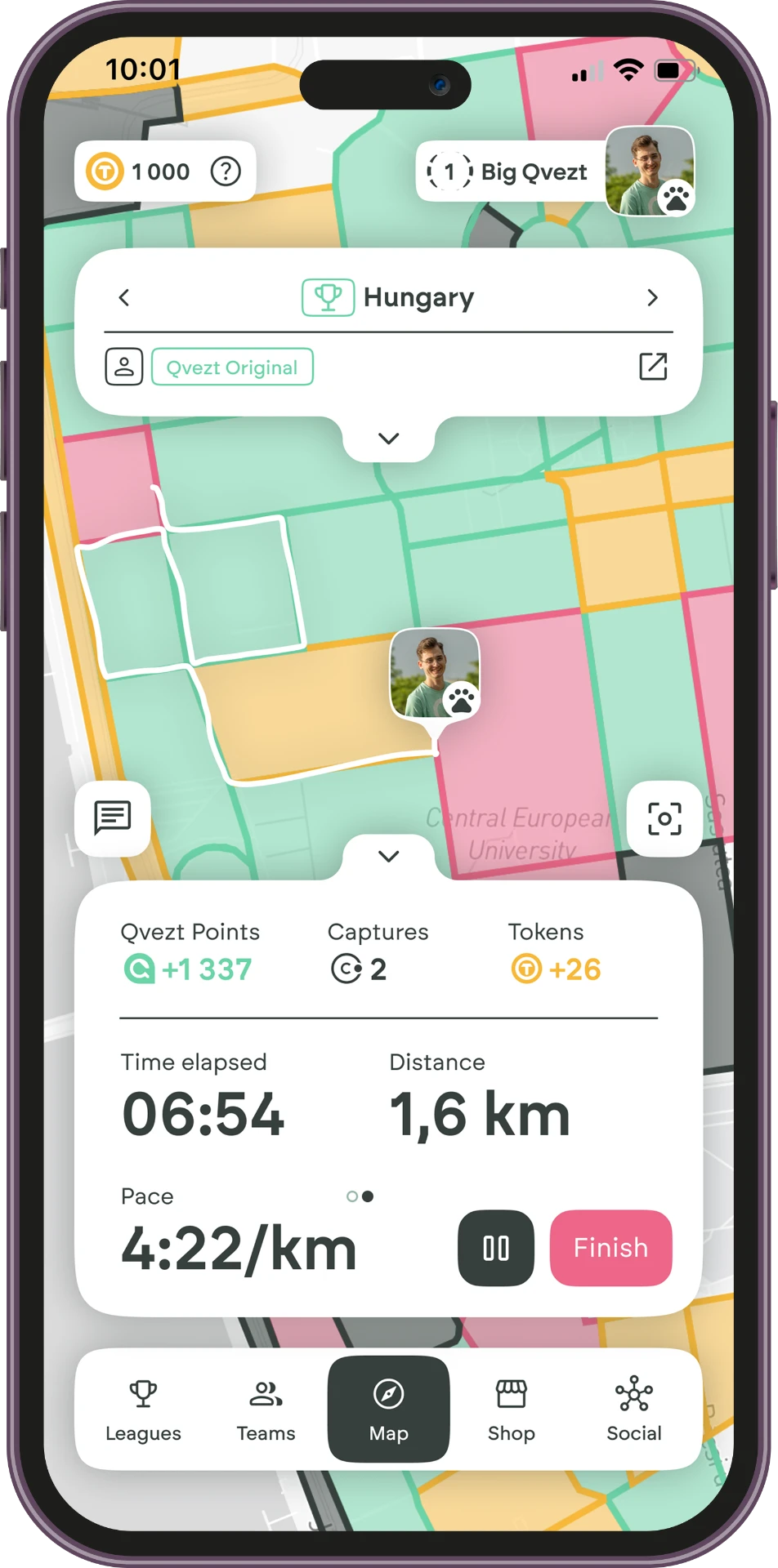 Qvezt app — Explore Your City